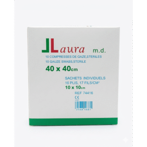Compresse 40*40 en boite 10